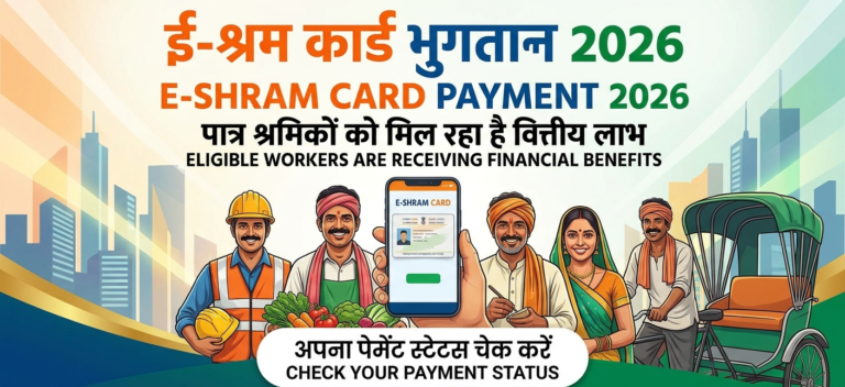 E Shram Card Payment 2026