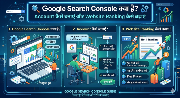 What is Google Search Console? How to create an account and increase website ranking
