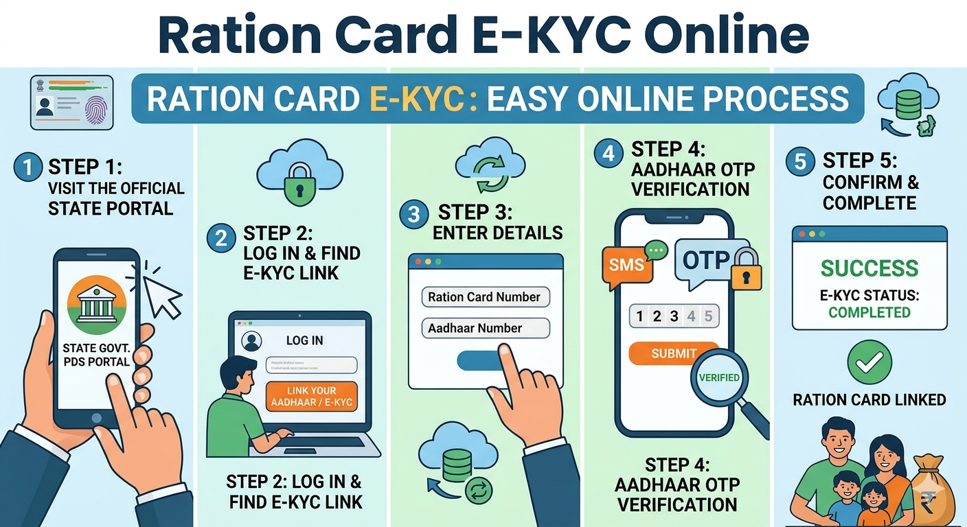 Ration Card E-KYC Online